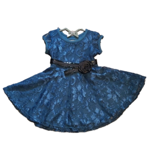 🩴Pippa & Julie Blue Lace Fit and Flare Dress